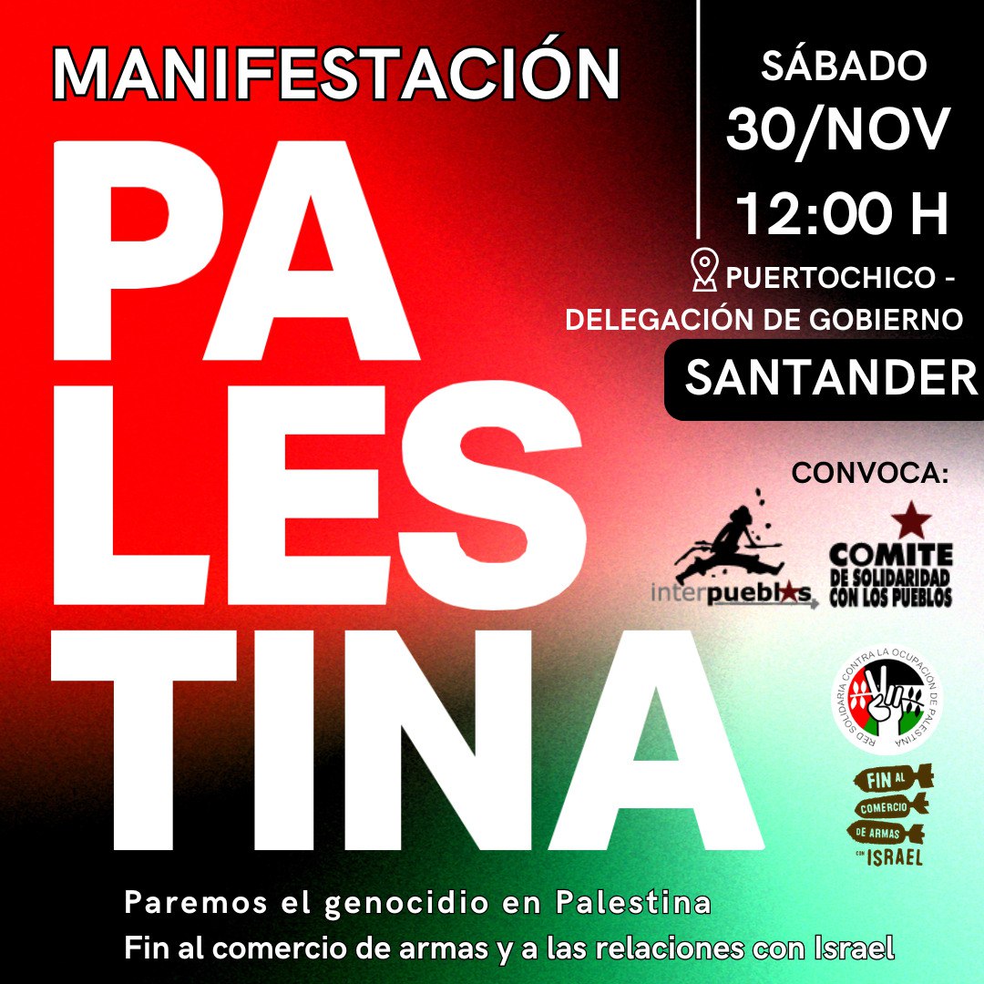 Manifestación por Palestina