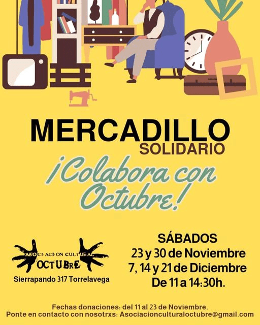 Castel mercadillo solidario octubre