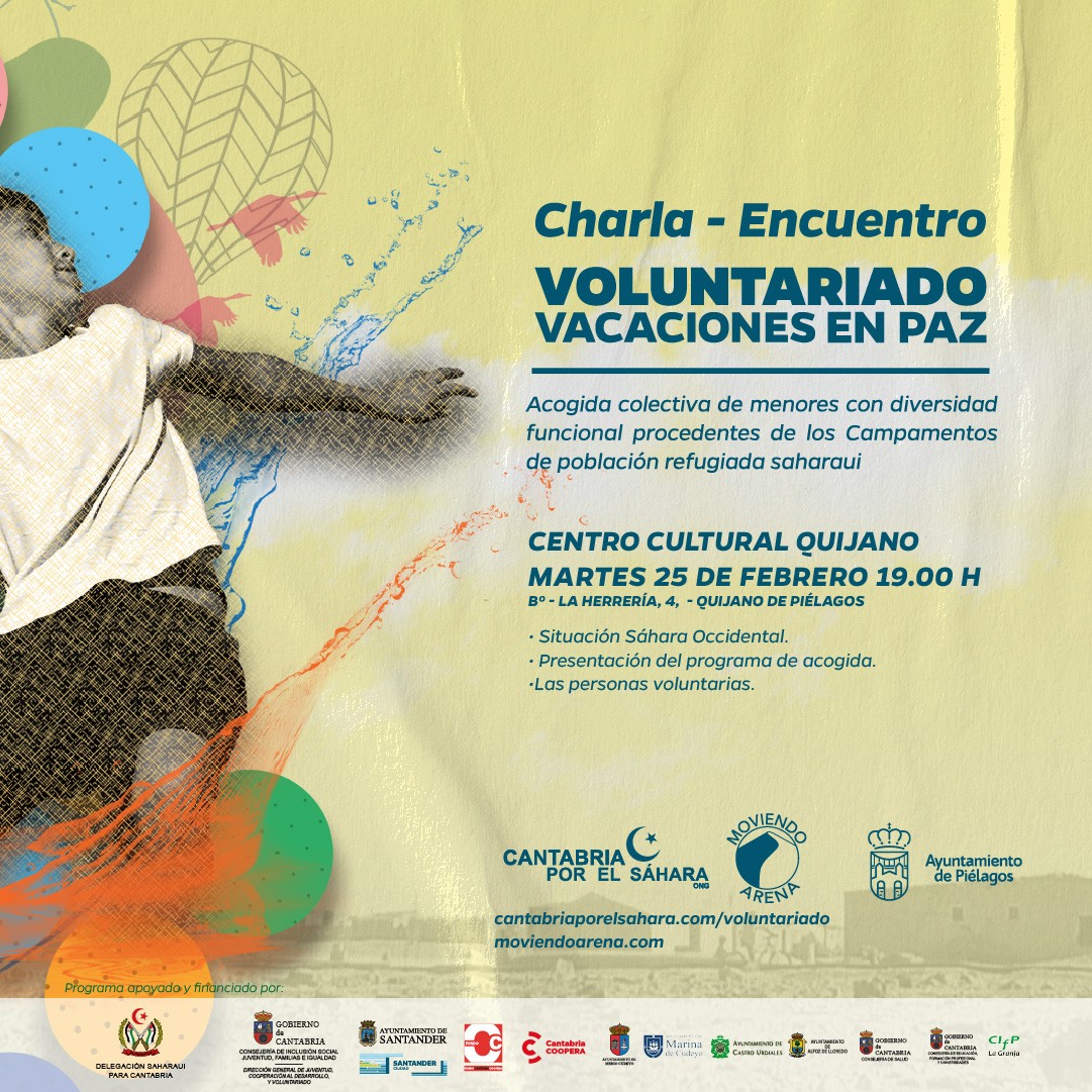 Charla Vacaciones en Paz en Quijano de Piélagos