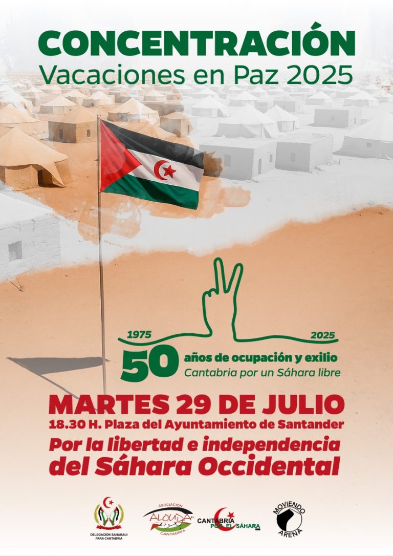 Cantabria recibe a los niños y niñas saharauis del programa “Vacaciones en Paz” con actos institucionales y una concentración ciudadana