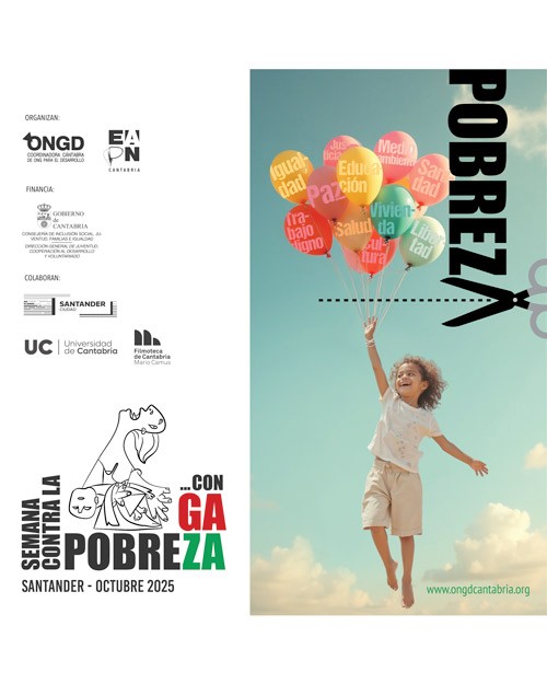 Semana contra la Pobreza 2025 en Cantabria: del 10 al 18 de octubre