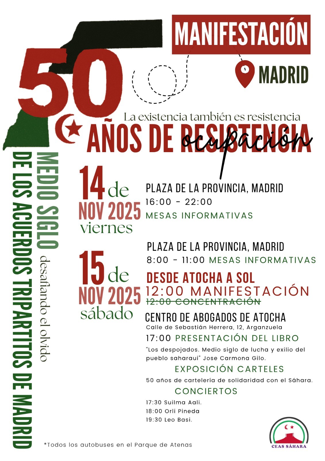 Actos Madrid noviembre tripartito