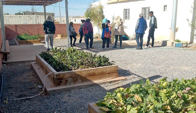 huerto en en centro de autismo de samara