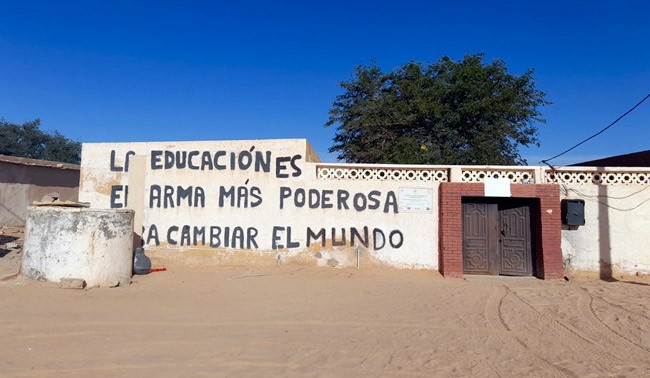 Delegacion cantabra en los campamentos