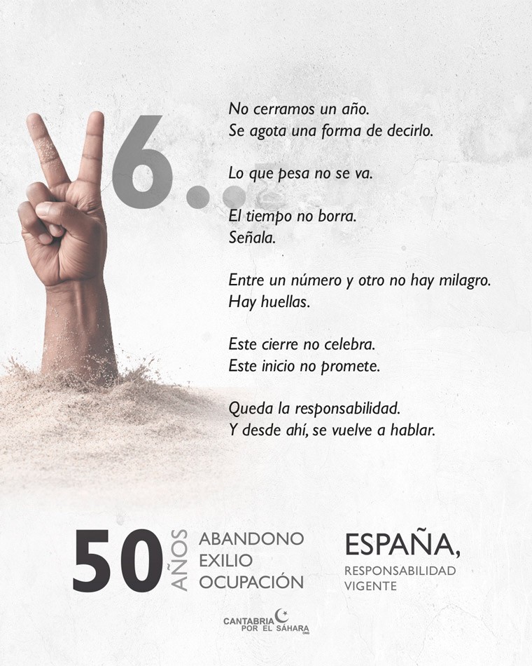 No cerramos un año. Se agota una forma de decirlo. Lo que pesa no se va. El tiempo no borra. Señala. Entre un número y otro no hay milagro. Hay huellas. Este cierre no celebra. Este inicio no promete. Queda la responsabilidad. Y desde ahí, se vuelve a hablar.