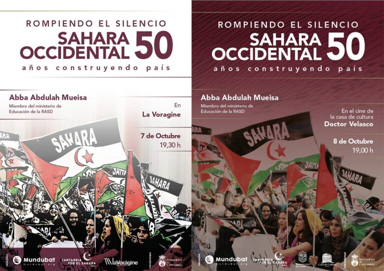 Santander y Laredo acogen la conferencia «Sáhara Occidental: 50 años construyendo país»